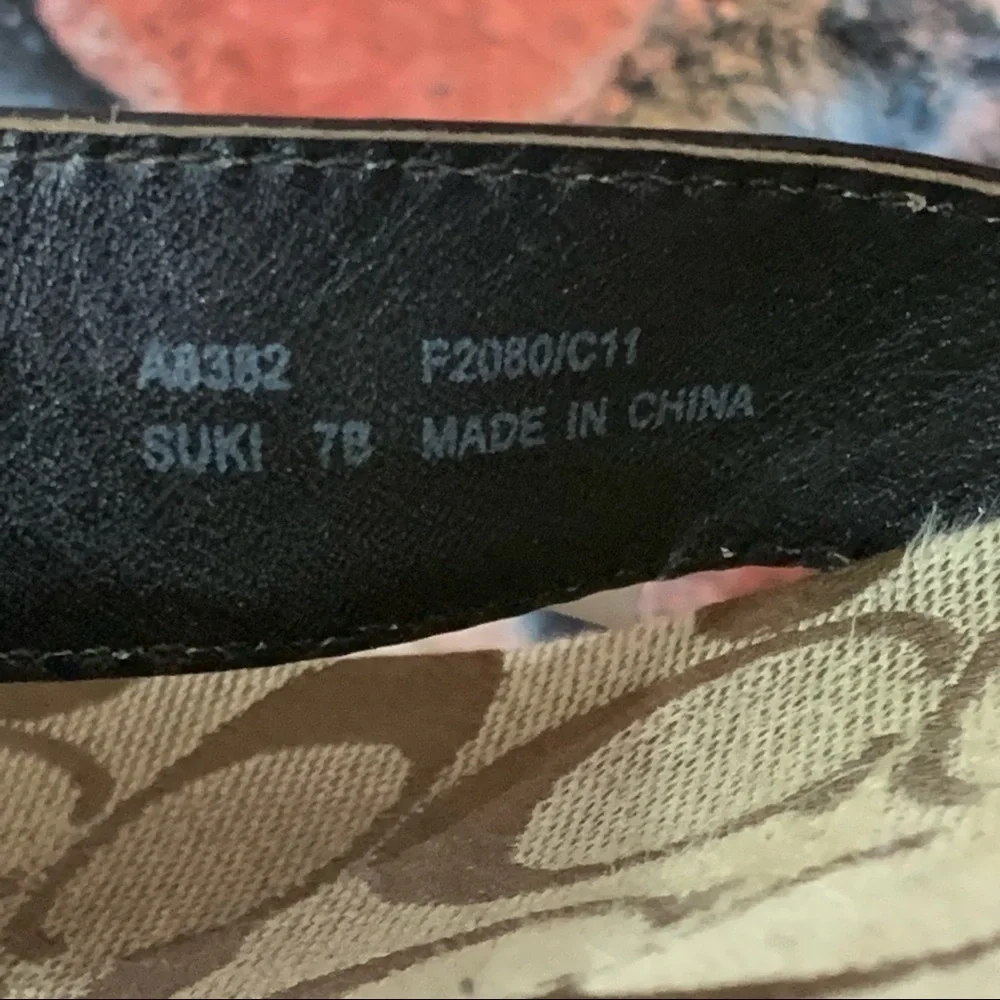Coach Brown Skye Sandals